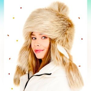 Faux Fur Trapper Hat for Women